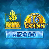 16 Coins Diamond Burning Board game tile